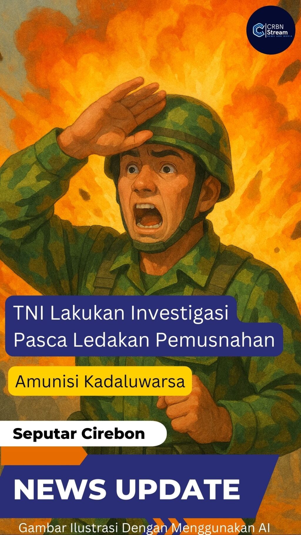 Ilustrasi Ledakan TNI