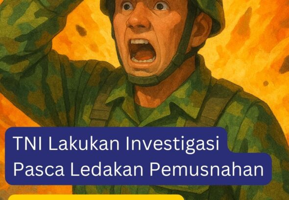 Ilustrasi Ledakan TNI