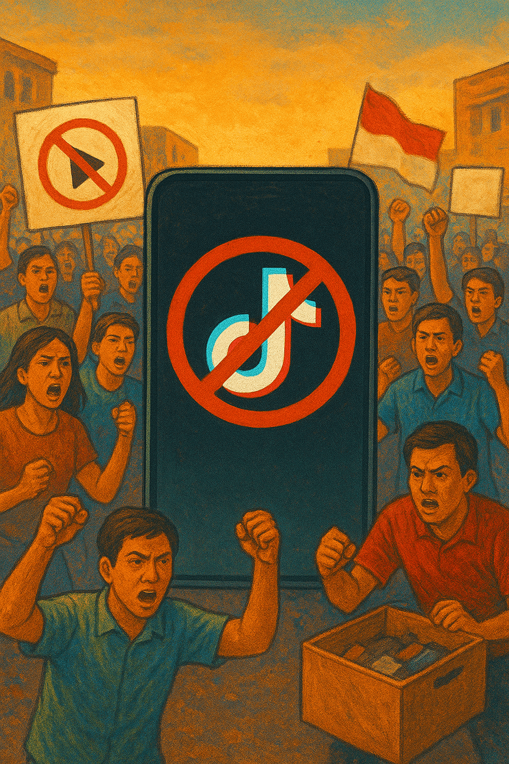 Tiktok Matikan Live Di Indonesia - Ilustrasi